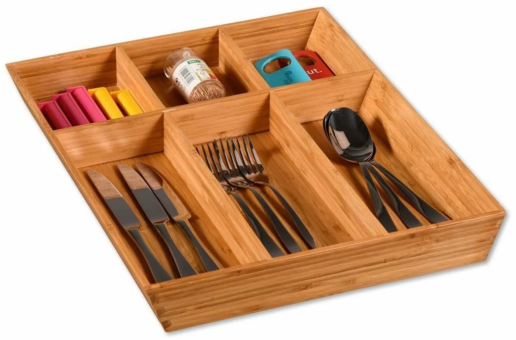 Kesper 58088 Comodă cu 6 compartimente, 35 x 43 x5 cm