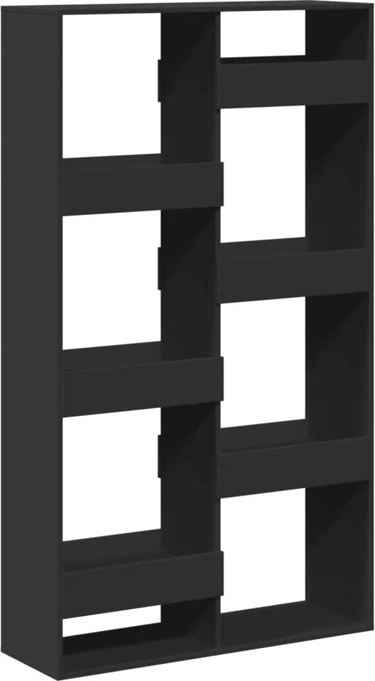vidaXL Bibliotecă, negru, 100x33x175 cm, lemn prelucrat