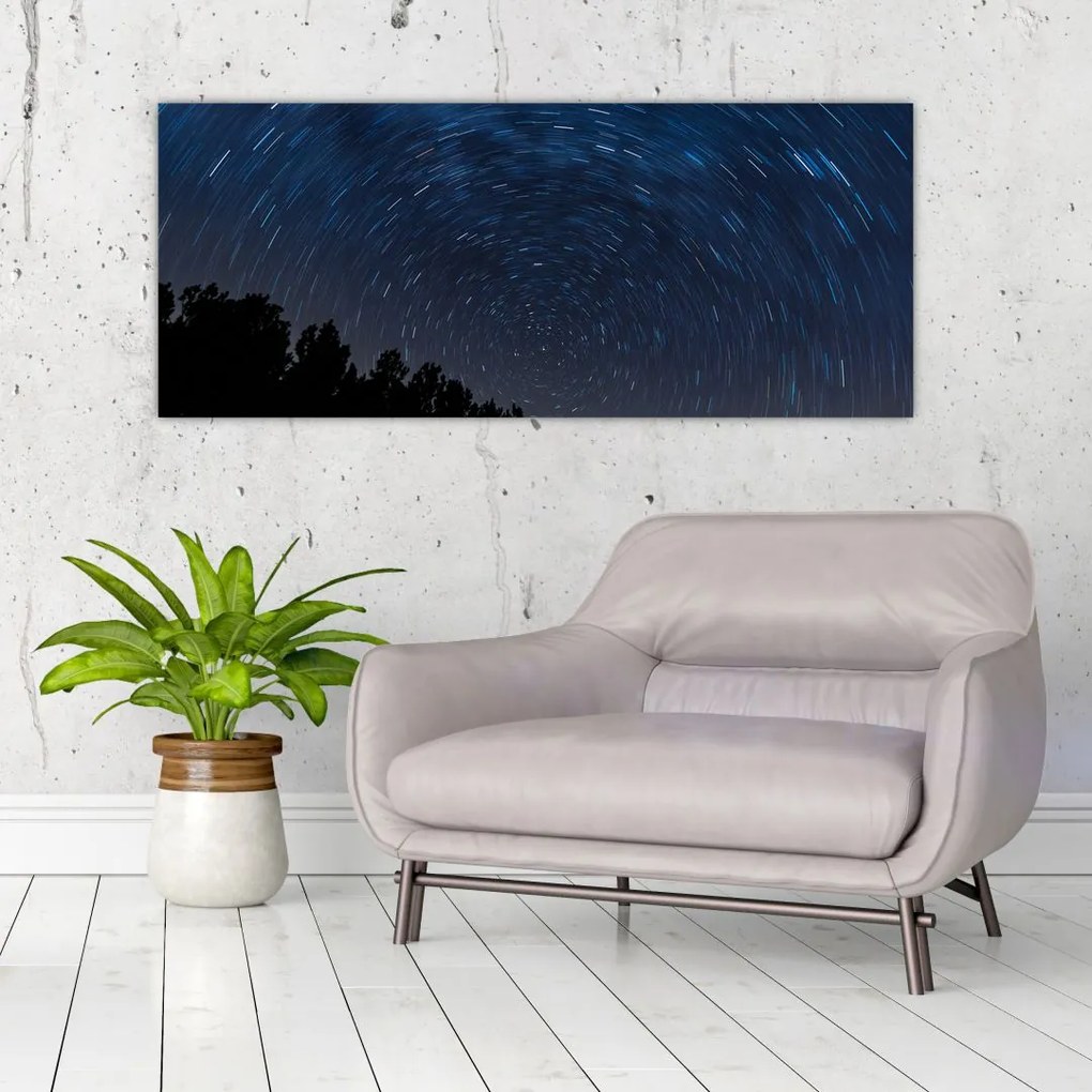 Tablou cu cerul nocturn (120x50 cm), în 40 de alte dimensiuni noi