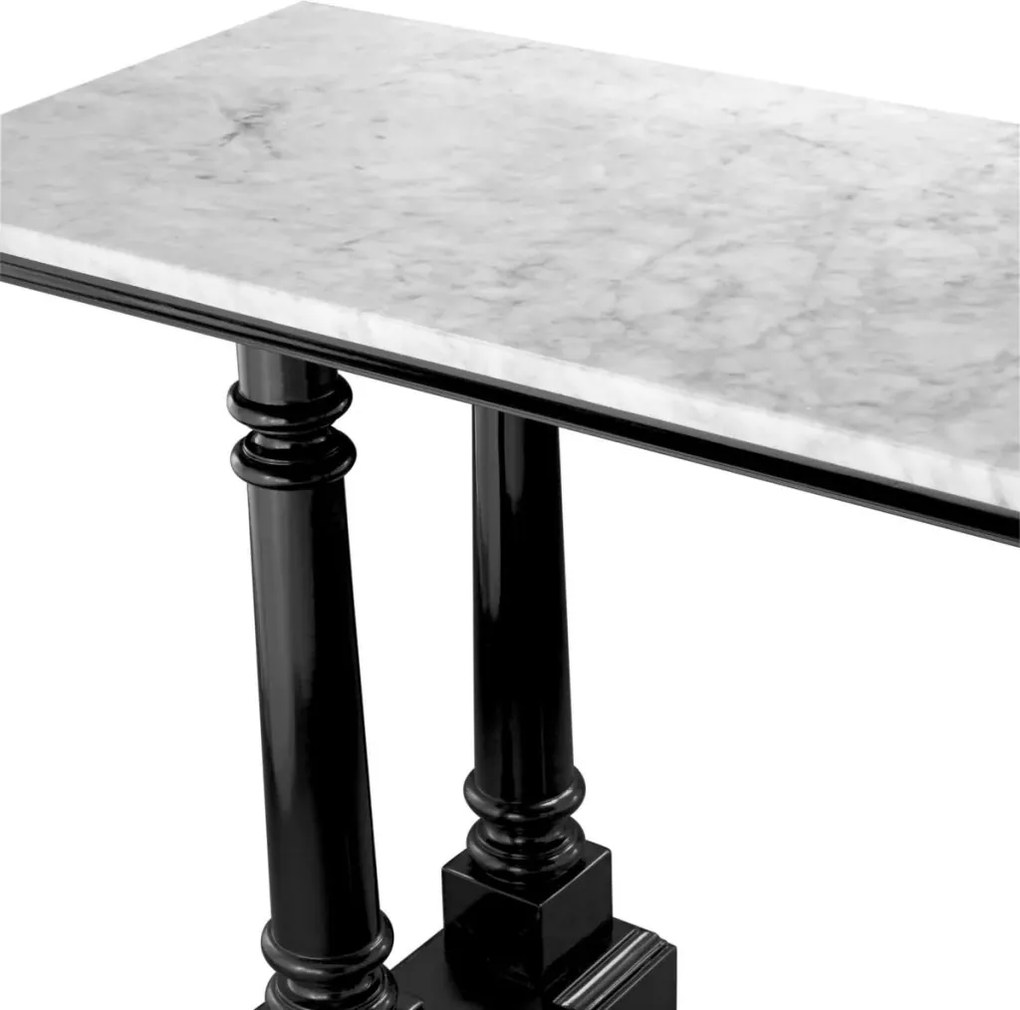 Consola moderna din lemn finisaj negru WALFORD 109409 HZ