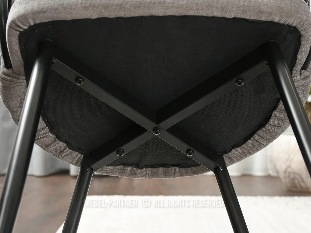 Scaun Carma K (gri + negru). 1111002