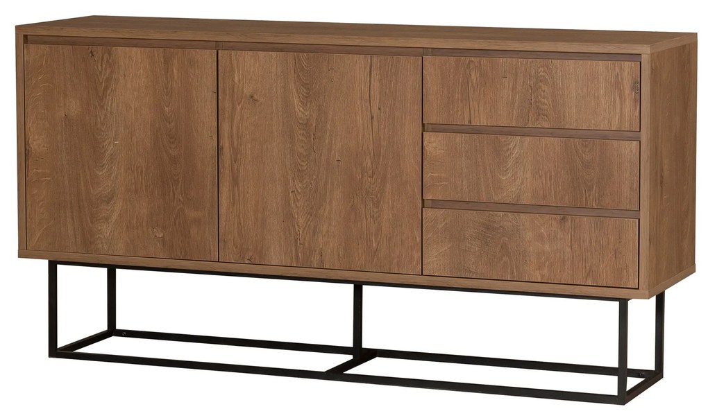 Mobilier living Lexuna 6 (Nuc + Negru). 1088977