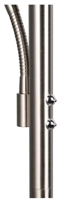 Lampadar argintiu LED (înălțime 180 cm) Willis – Trio