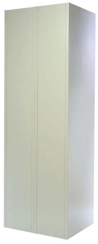 Dulap metalic cu usi din lemn, 60 x 50 x 180 cm, incuietoare cilindrica, paltin