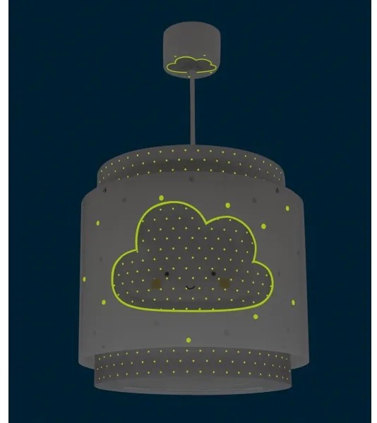 Lustră pentru copii BABY DREAMS 1xE27/15W/230V gri Dalber 76012E