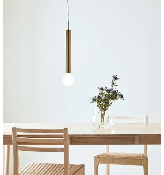 Lustră pe cablu SENCILLO 1xE27/40W/230V aurie Markslöjd 108259