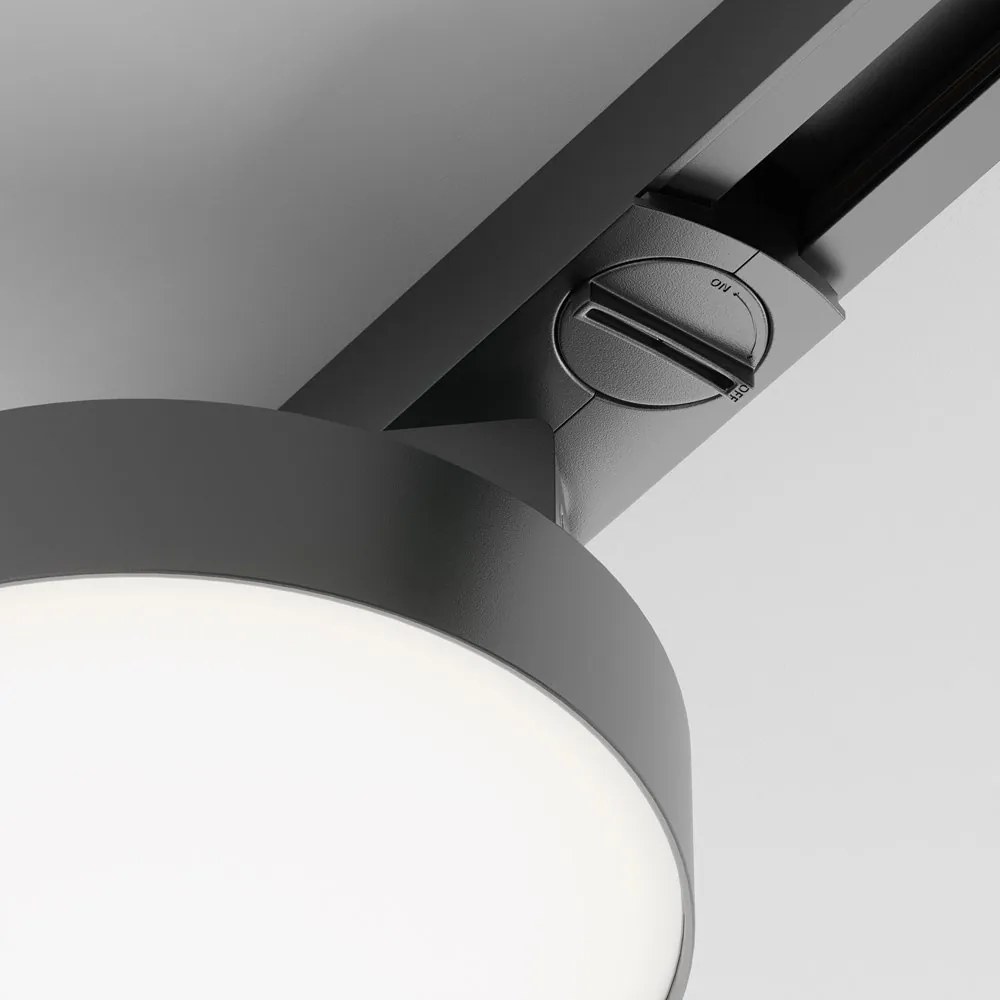 Spot LED, accesoriu pentru sinele monofazate Unity, Zon negru 3000K