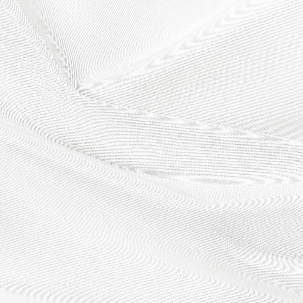 Goldea napron de masă loneta - albă 20x120 cm