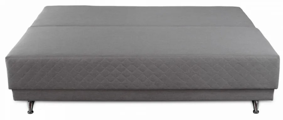 Canapea extensibila Napoli Grey, 205x90x86 cm, cu lada de depozitare