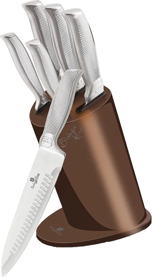 Set Cutite 6 piese Rose Gold Metalic Line Berlinger Haus BH 2272