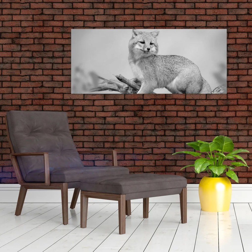 Tablou - Vulpe gri (120x50 cm)