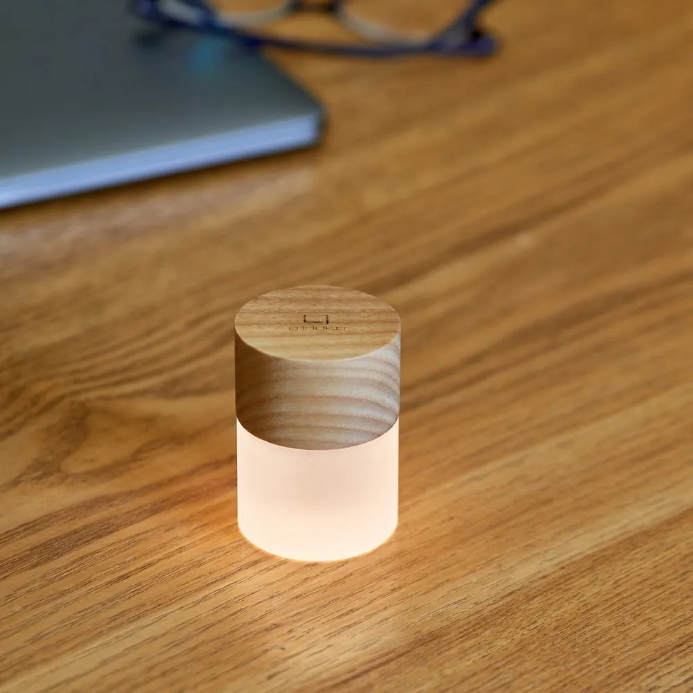 Decorațiune luminoasă în culoare naturală cu USB ø 4,5 cm Lemelia – Gingko