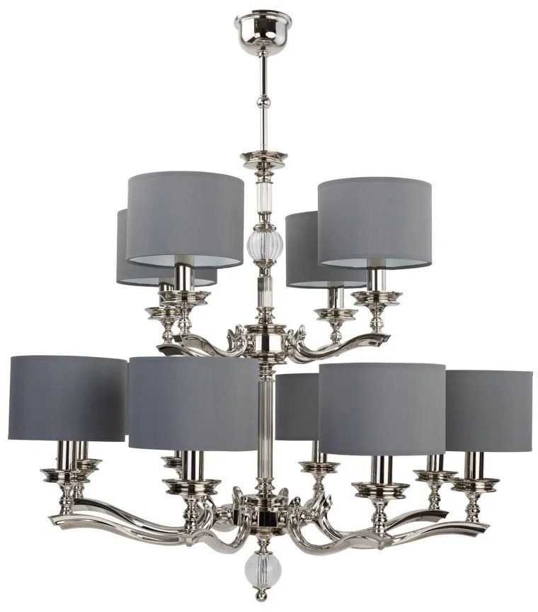 Candelabru 12 brate design modern realizat manual Tivoli