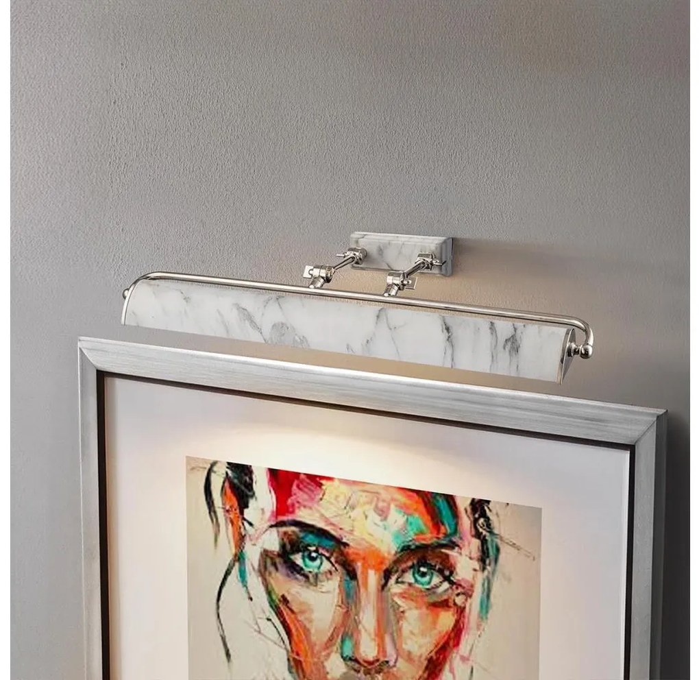 Aplică pentru tablouri Elstead WINCHFIELD-PLL-PN-WM WINCHFIELD 4xE14/40W/230V marmorat