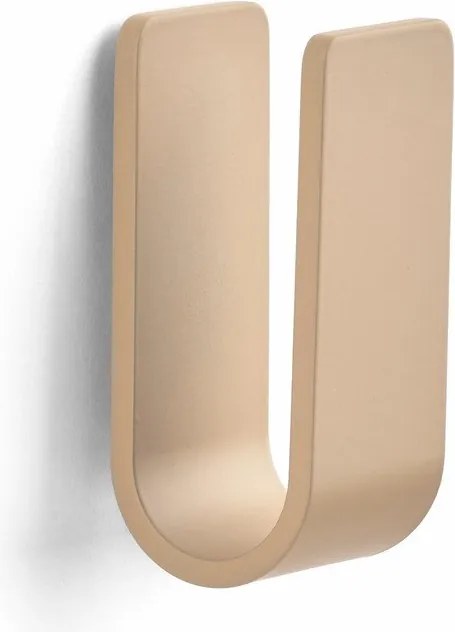 Cârlig bej de montat pe perete din aluminiu Ume – Zone