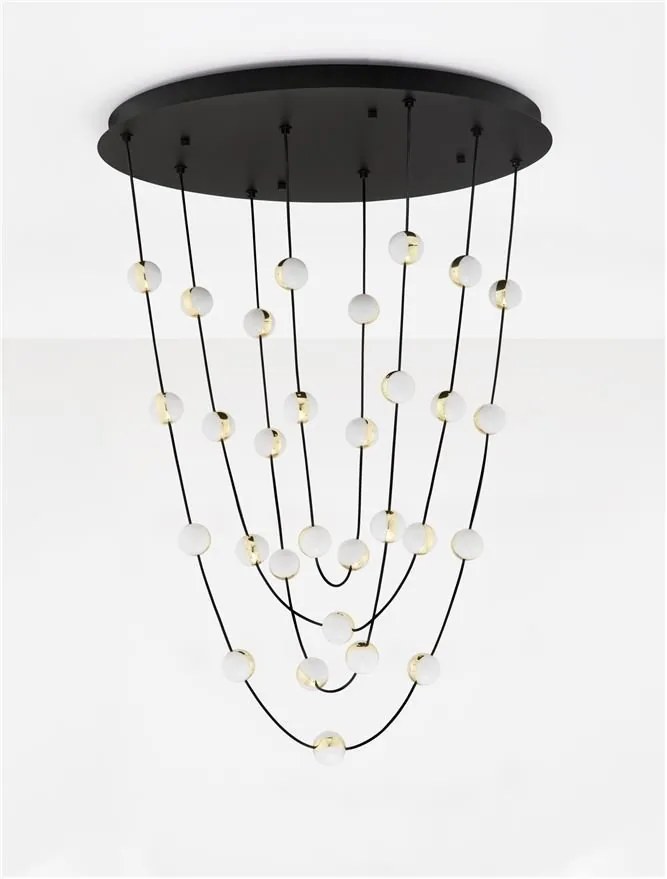 Lustra LED suspendata, deosebita design lux ALCINOE