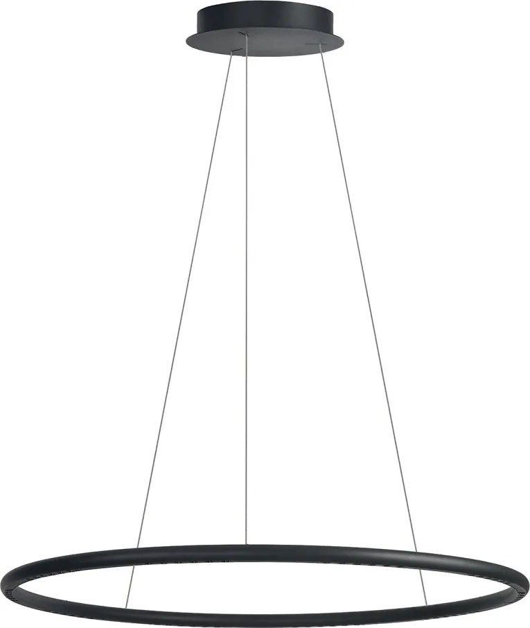 Lustra circulara LED APUS 80 negru