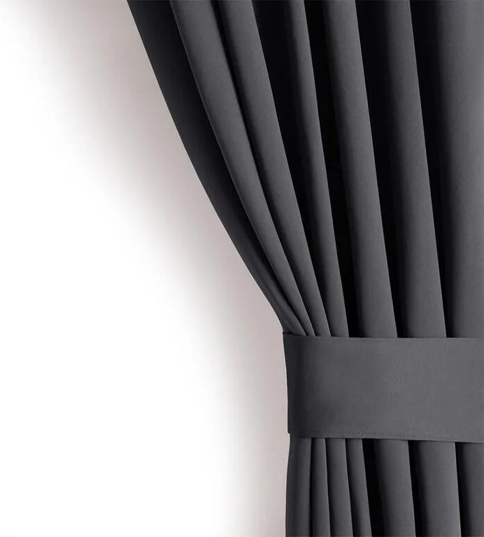 Draperie groasă blackout RESTILO grafit 140 x 245 cm 1 buc