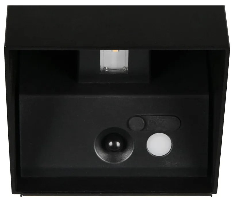 Corp de iluminat pentru exterior LED de perete cu senzor de mișcare cu USB (înălțime 10 cm) Genie – Trio