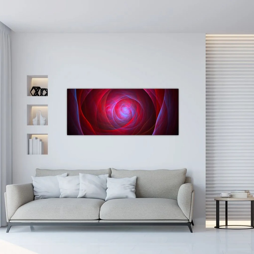 Tabloul abstract cu ochi (120x50 cm)