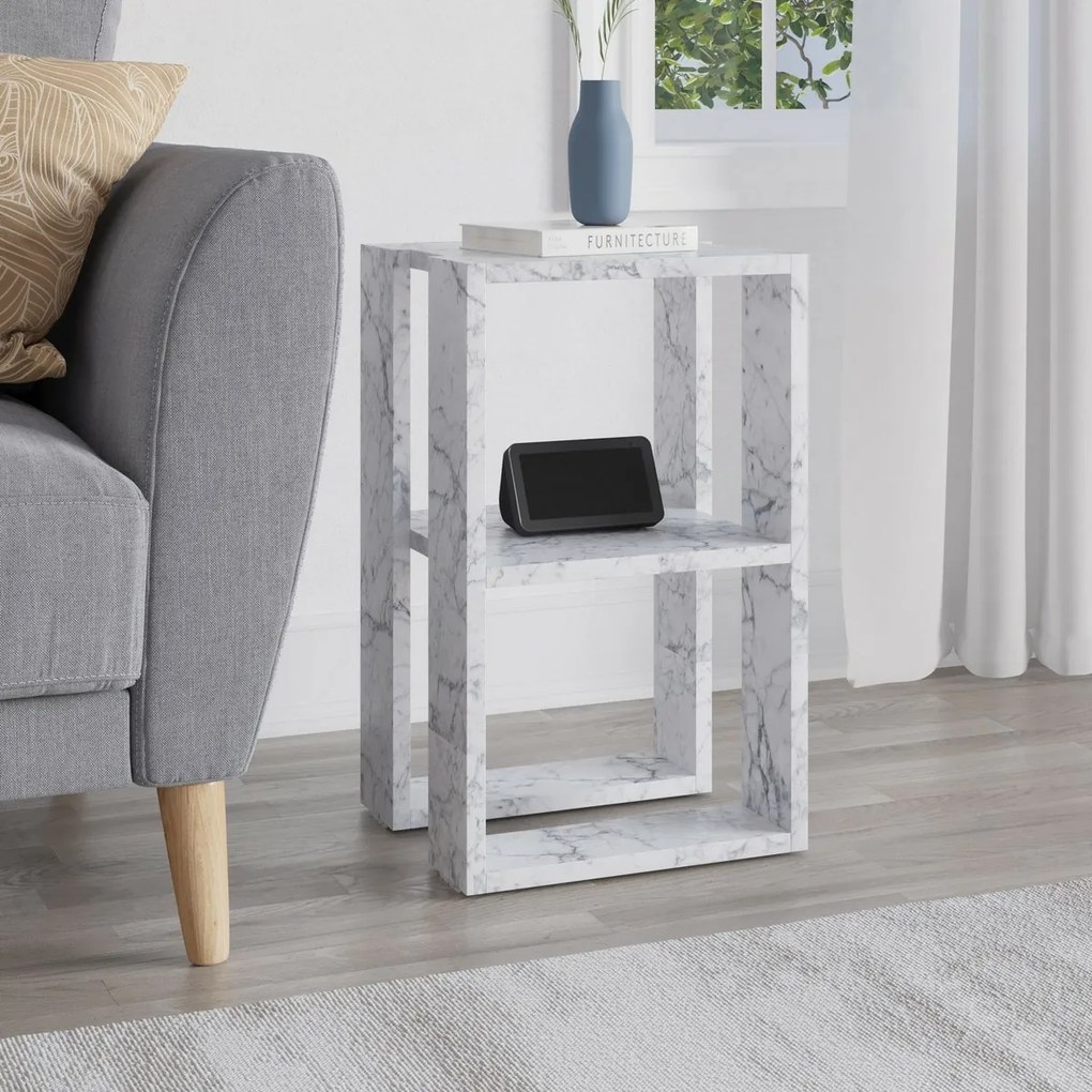 Noptieră Lonie Carrara Marble