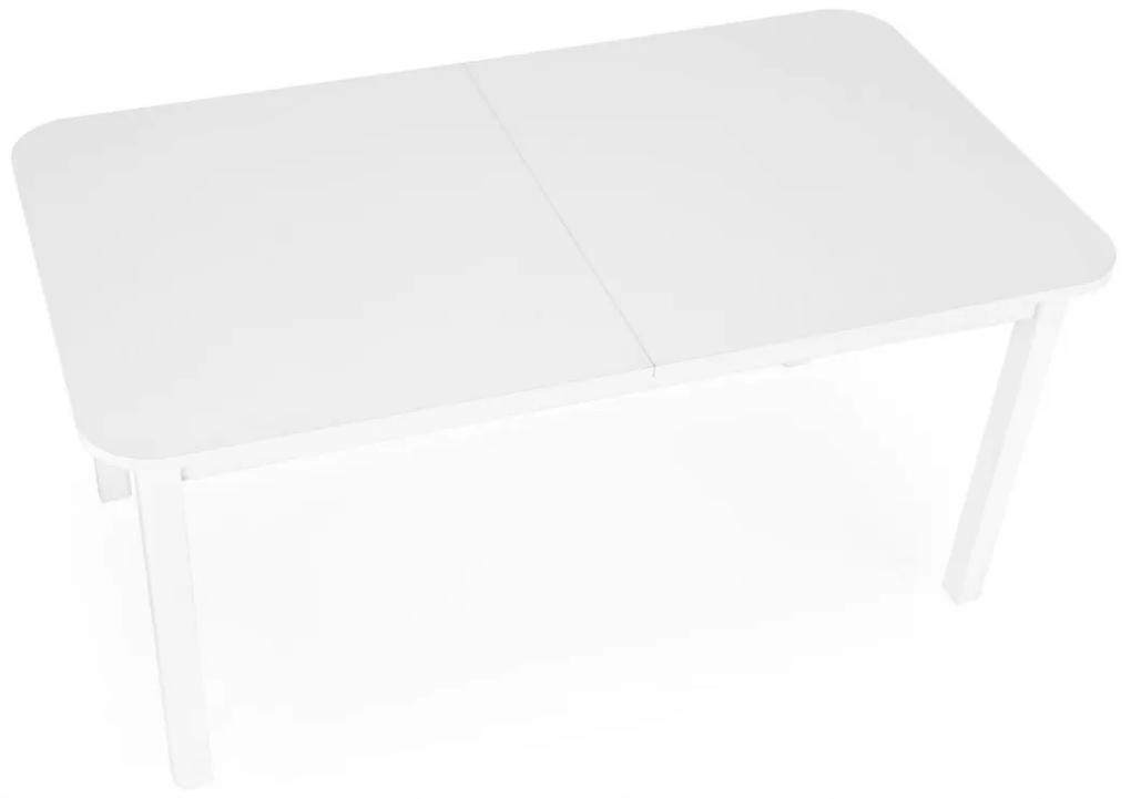 Set masa extensibila Florian alb/alb L160-228 cm + 4 scaune Clarion gri/alb Inari91