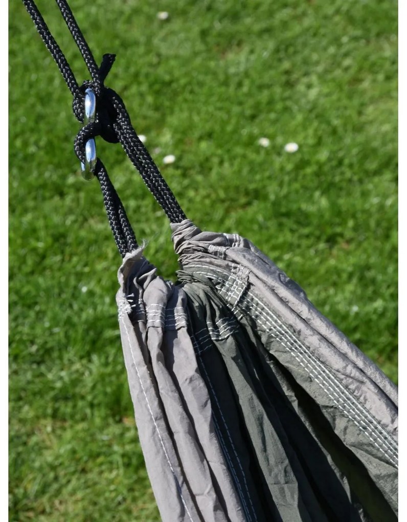 Cattara Hamac leagan cu agatare Nylon verde, 275 x 137 cm