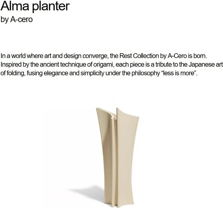 Ghiveci de flori/Jardiniera plante design modern exterior/interior ALMA PLANTER 53013R Vondom