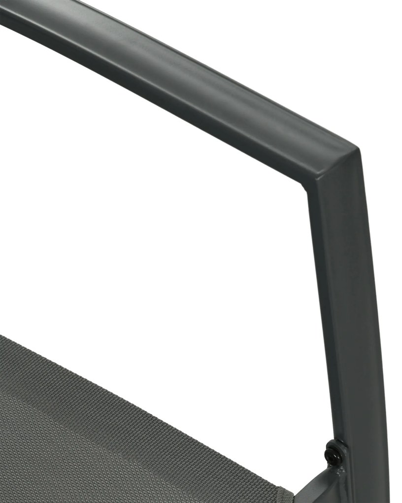 Outsunny Set de Mobilier de Grădină, Set Mobilier Grădină cu 1 Masă, 4 Scaune, 150 x 87 x 72 cm, Gri | Aosom Romania