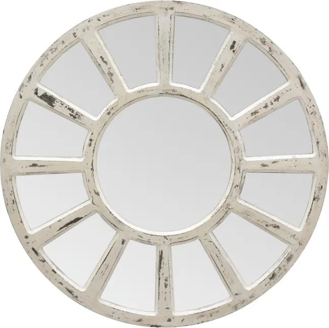 Oglinda de perete, din lemn de mango, cu aspect vintage, Lady