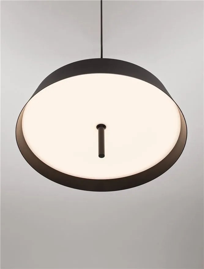 Lustra LED suspendata VELIO negru 45cm