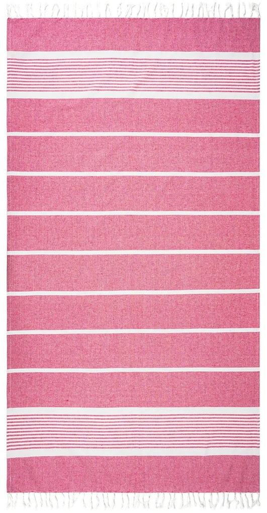 Prosop HOME ELEMENTS Fouta roz, 90 x 170 cm