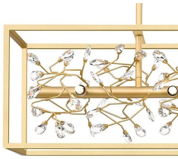Lustră pe lanț Zuma Line P0578-06C-V7V7 SPRING 6xG9/33W/230V auriu
