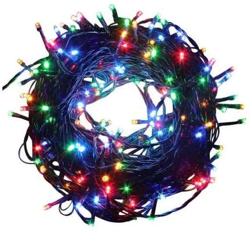 Girlandă de Crăciun din 240 LED-uri luminoase, cu 8 variații de setare, multicolor