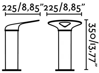 FARO 71224 - LED Lampă exterior LOTUS LED/18W/230V IP65