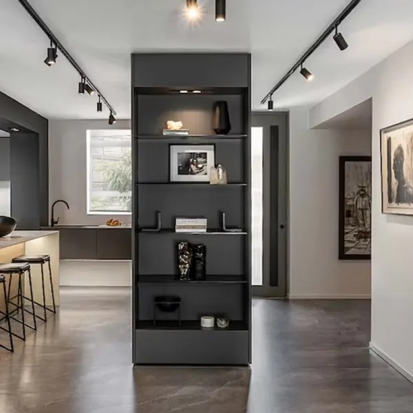 Spot în sistem de șină 8xGU10/25W/230V negru