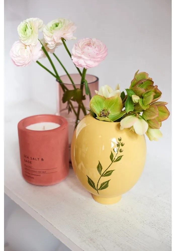 Lumânare parfumată din ceară de soia timp de ardere 55 h Fraga: Sea Salt and Sage – Blomus