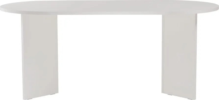 Masă de dining cu aspect semi-lucios 89,5x180 cm Sablin – Kalune Design