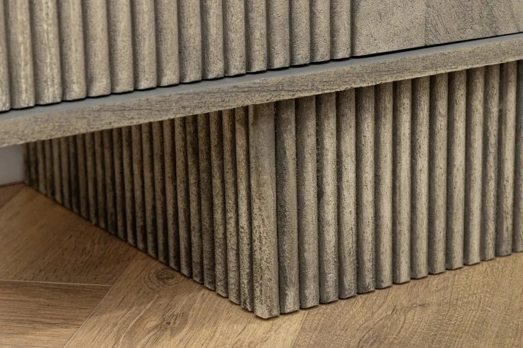 Comoda TV cu model optic 3D, Lemn, ART DECO 200cm