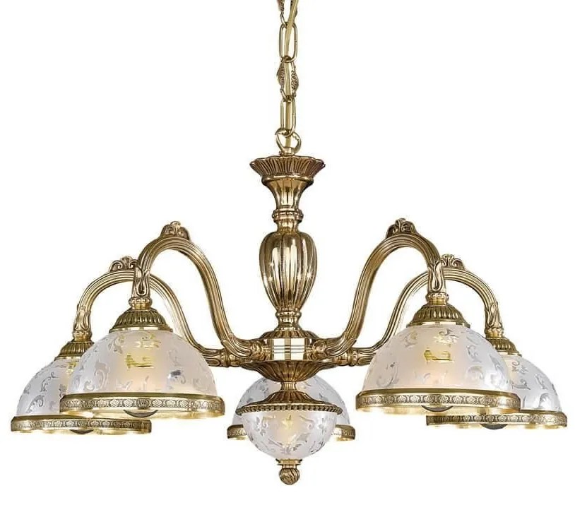 Candelabru clasic cu 5 brate design italian realizat manual 6302