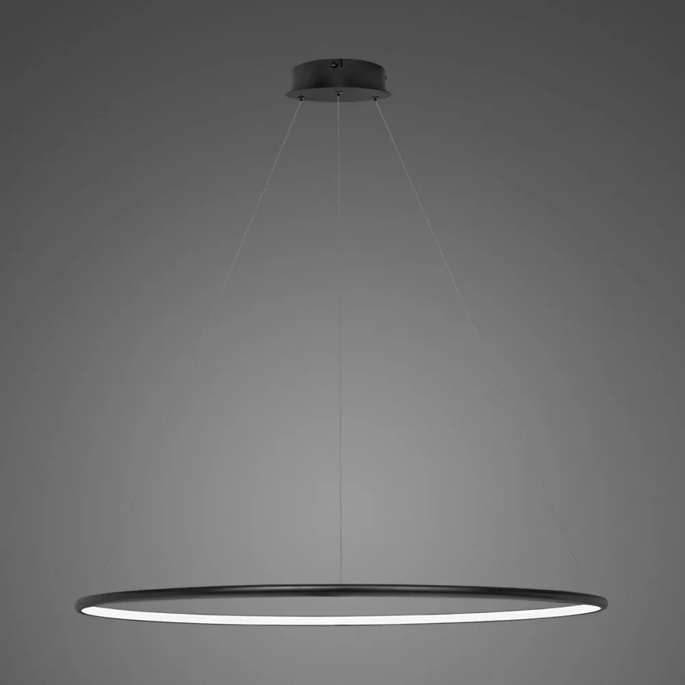 Altavola Design Ledowe Okręgi lampă suspendată negru LA073/P_100_in_3k_black_dimm