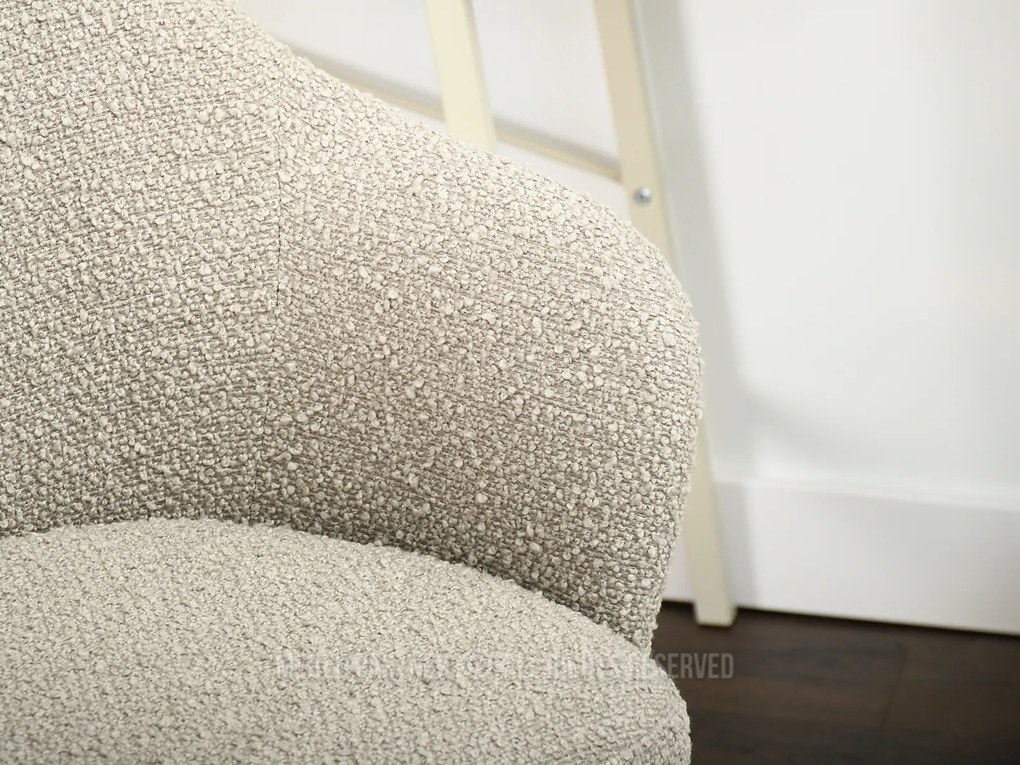 Fotoliu Lolo (bej + auriu). Promo -15%. 1110521