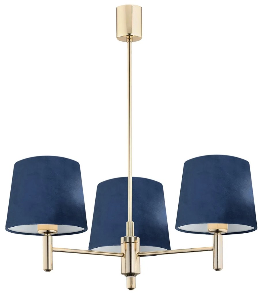 Candelabru modern design elegant PONTE 3L bleumarin