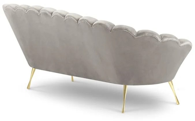 Canapea Kingston 3 locuri catifea Riviera L224 cm