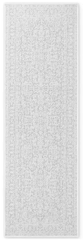 Covor tip traversă pentru interior și exterior gri/fildeș 80x250 cm Duet Kona – NORTHRUGS