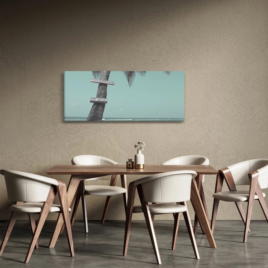 Tablou - Palma în Caraibe (120x50 cm)