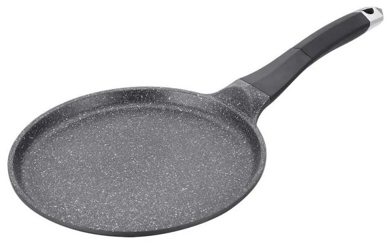 Tigaie pentru clatite Royalty Line RL-CP24M, 24 cm, Acoperire Greblon, Inductie, Grafit