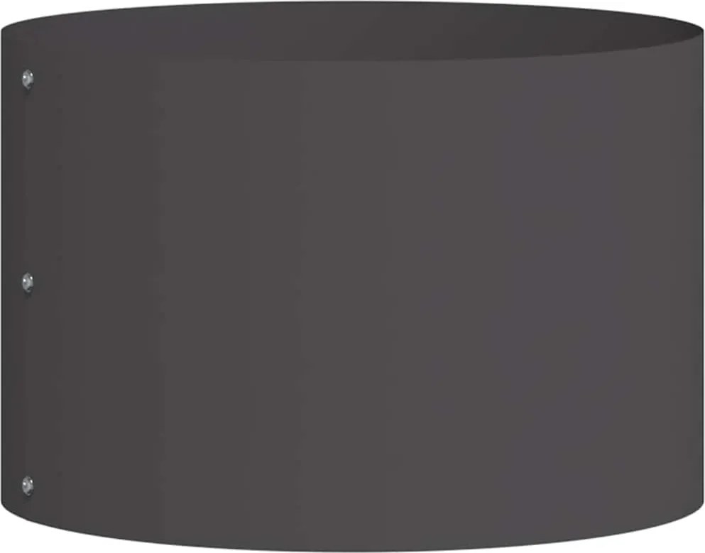 vidaXL Inele pentru vaze Negru 30 x 30 x 20 cm Oțel laminat la rece