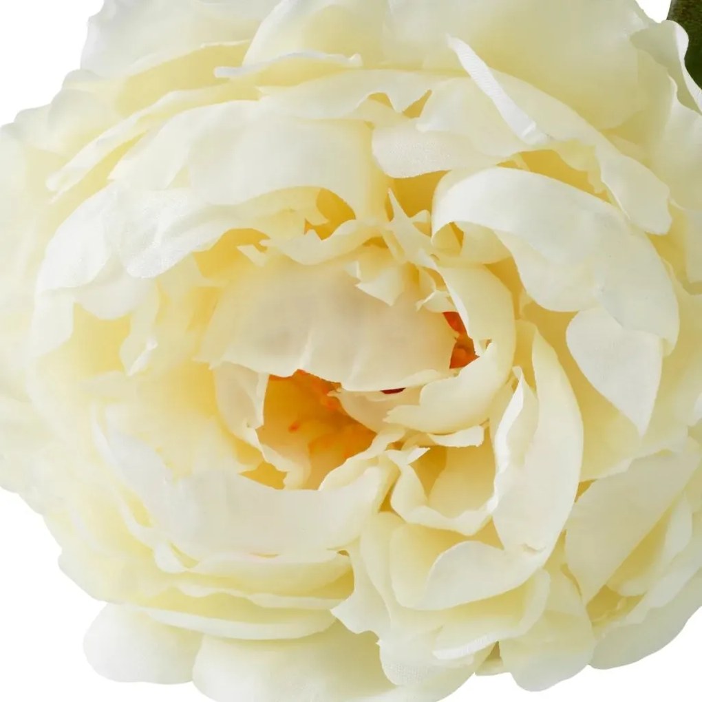 Buchet artificial LUX din 48 de bujori albi, Peonies