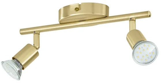 Spot LED Eglo 33185 BUZZ-LED 2xGU10/2,8W/230V 3000K auriu